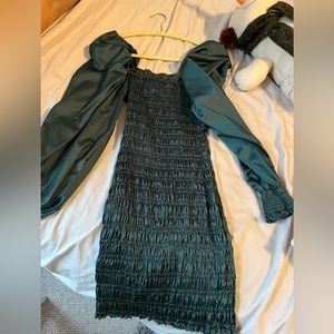Dark Green Mini Cocktail Dress size S